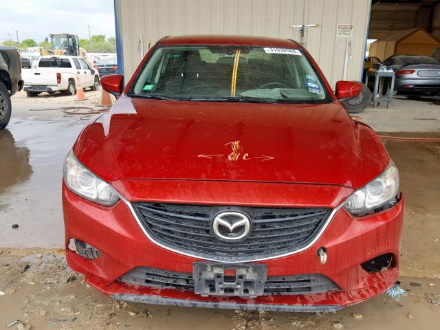 JM1GJ1U67E1150950 - 2014 MAZDA 6 SPORT RED photo 9