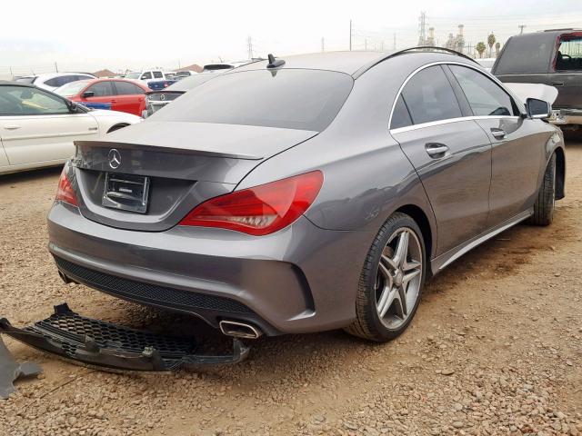 WDDSJ4EB7FN201550 - 2015 MERCEDES-BENZ CLA 250 GRAY photo 4