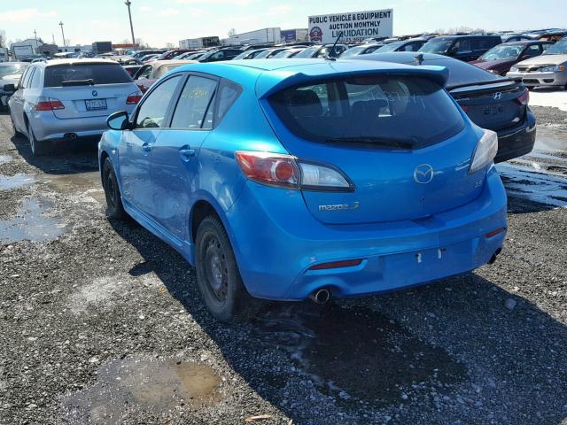 JM1BL1H50A1226959 - 2010 MAZDA 3 S BLUE photo 3