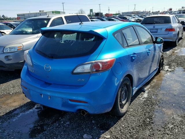 JM1BL1H50A1226959 - 2010 MAZDA 3 S BLUE photo 4