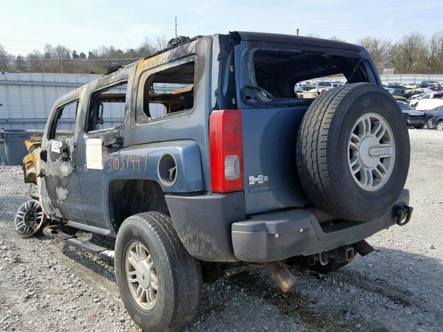 5GTDN136568217362 - 2006 HUMMER H3 BURN photo 3