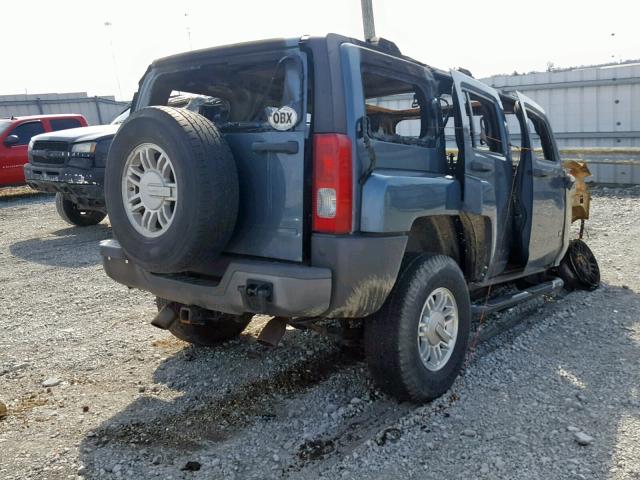 5GTDN136568217362 - 2006 HUMMER H3 BURN photo 4