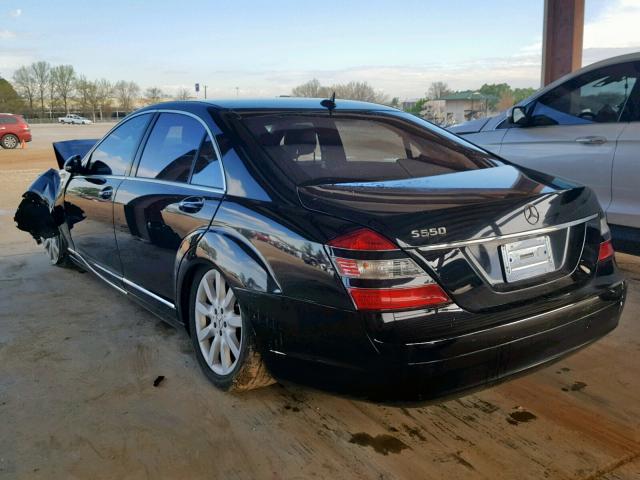 WDDNG71X77A109023 - 2007 MERCEDES-BENZ S 550 BLACK photo 3