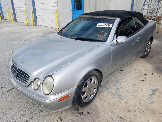 WDBLK65G03T130023 - 2003 MERCEDES-BENZ CLK 320  photo 2