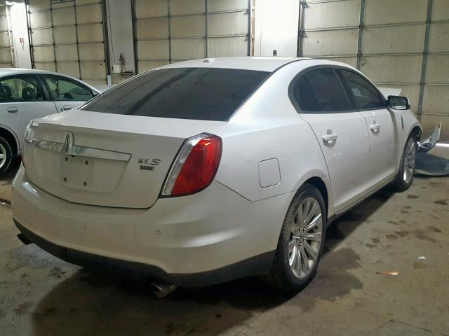 1LNHL9ER6BG609217 - 2011 LINCOLN MKS WHITE photo 4