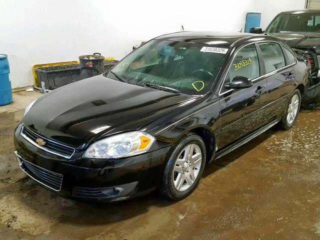 2G1WB5EK5B1174786 - 2011 CHEVROLET IMPALA LT შავი ფოტო 2