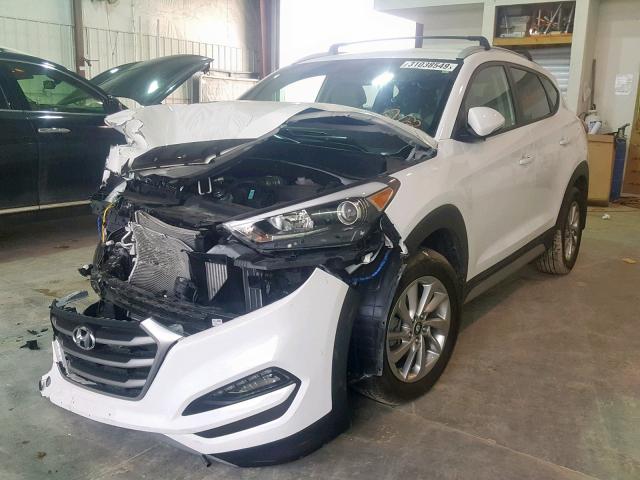 KM8J3CA21HU370483 - 2017 HYUNDAI TUCSON LIM WHITE photo 2