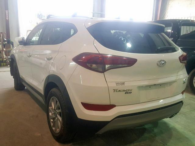 KM8J3CA21HU370483 - 2017 HYUNDAI TUCSON LIM WHITE photo 3