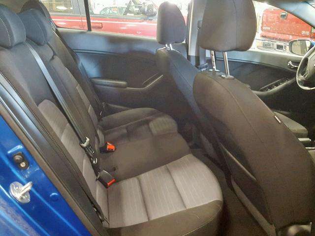 KNAFX5A88E5206133 - 2014 KIA FORTE EX BLUE photo 6