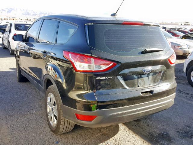 1FMCU0F77DUB46668 - 2013 FORD ESCAPE S BLACK photo 3