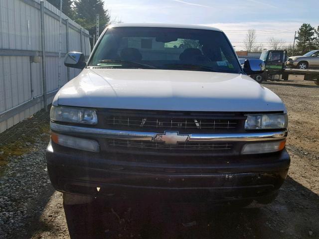 1GCEK19T4YE278269 - 2000 CHEVROLET SILVERADO WHITE photo 9