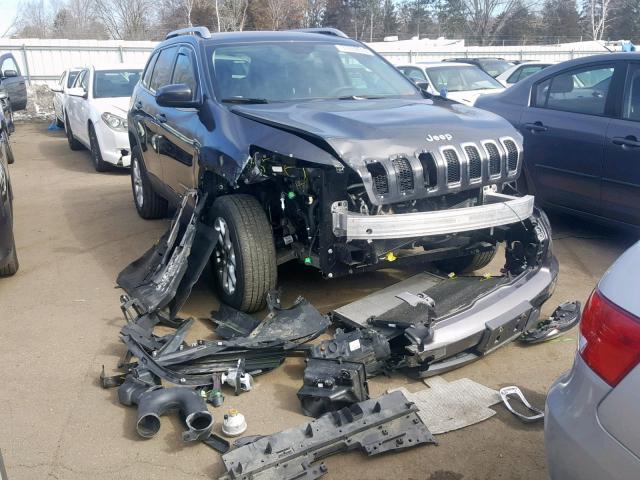 1C4PJMCS5EW317468 - 2014 JEEP CHEROKEE L GRAY photo 1