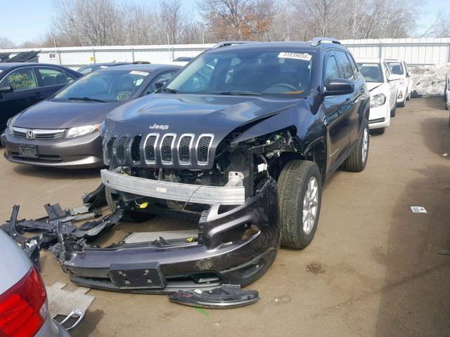 1C4PJMCS5EW317468 - 2014 JEEP CHEROKEE L GRAY photo 2