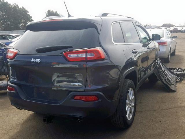 1C4PJMCS5EW317468 - 2014 JEEP CHEROKEE L GRAY photo 4