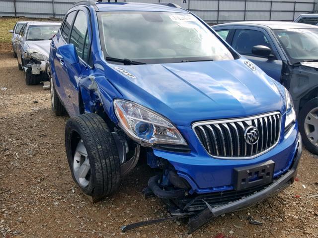 KL4CJASB1GB746481 - 2016 BUICK ENCORE BLUE photo 1