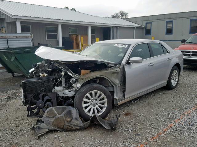 2C3CCAAG1CH116544 - 2012 CHRYSLER 300 SILVER photo 2