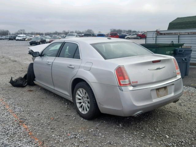 2C3CCAAG1CH116544 - 2012 CHRYSLER 300 SILVER photo 3