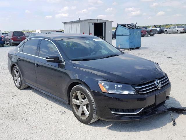 1VWBS7A35EC082346 - 2014 VOLKSWAGEN PASSAT SE BLACK photo 1