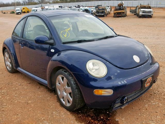 3VWDD21C23M405463 - 2003 VOLKSWAGEN NEW BEETLE BLUE photo 1