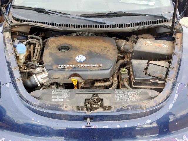 3VWDD21C23M405463 - 2003 VOLKSWAGEN NEW BEETLE BLUE photo 7