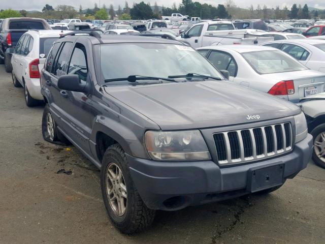 1J4GX48N74C412707 - 2004 JEEP GRAND CHER GRAY photo 1