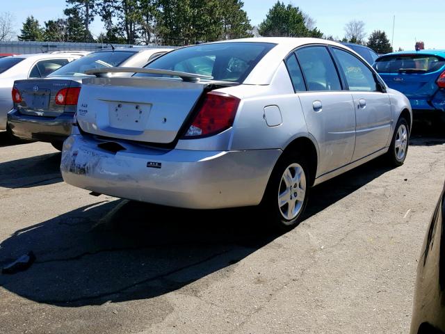 1G8AJ55F87Z160302 - 2007 SATURN ION LEVEL GRAY photo 4