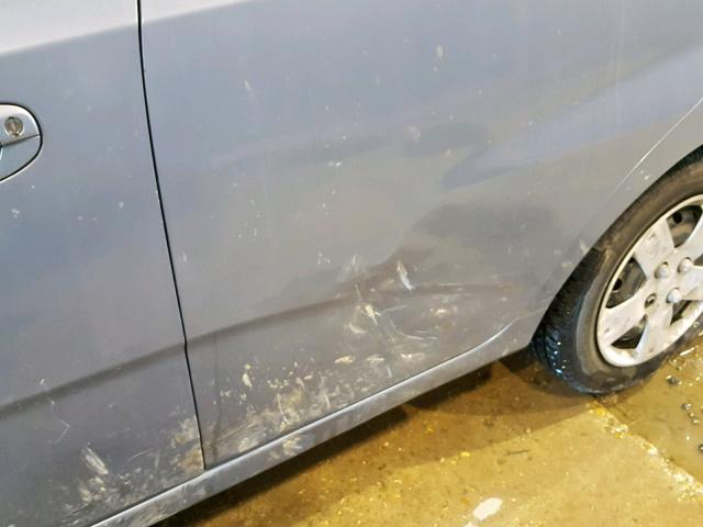 KL1TD66697B772650 - 2007 CHEVROLET AVEO BASE Көк фото 9