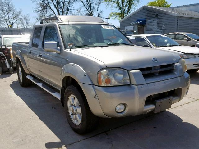 1N6ED29X73C443459 - 2003 NISSAN FRONTIER C SILVER photo 1