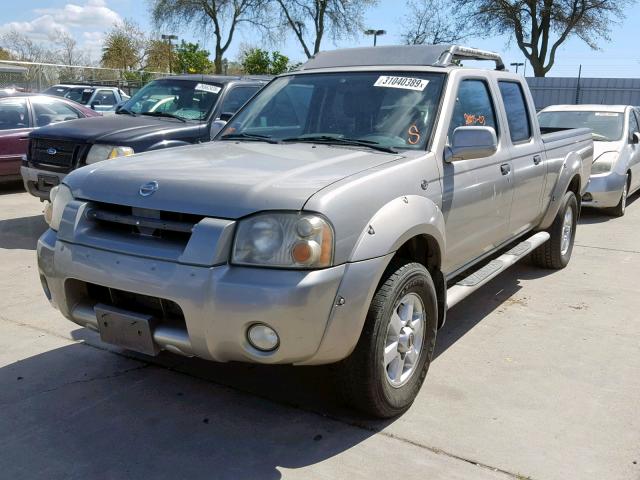 1N6ED29X73C443459 - 2003 NISSAN FRONTIER C SILVER photo 2