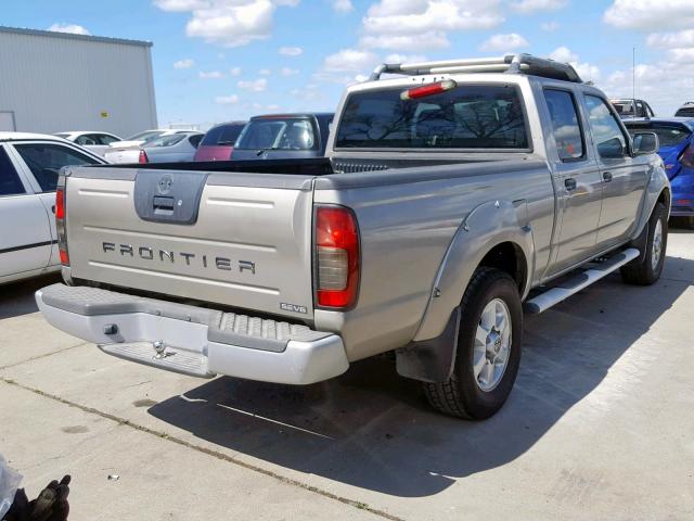 1N6ED29X73C443459 - 2003 NISSAN FRONTIER C SILVER photo 4