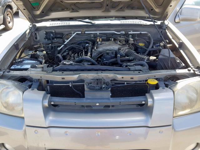 1N6ED29X73C443459 - 2003 NISSAN FRONTIER C SILVER photo 7