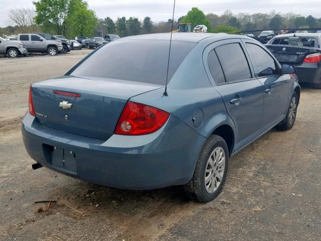 1G1AT58H597146281 - 2009 CHEVROLET COBALT LT GREEN photo 4