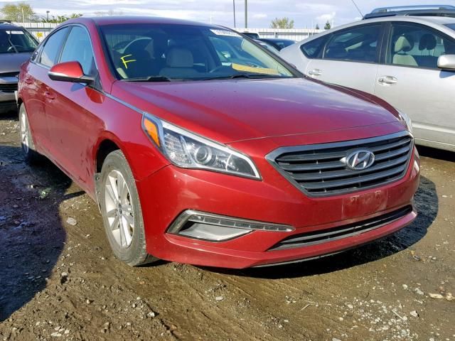 5NPE24AA2FH172864 - 2015 HYUNDAI SONATA ECO RED photo 1