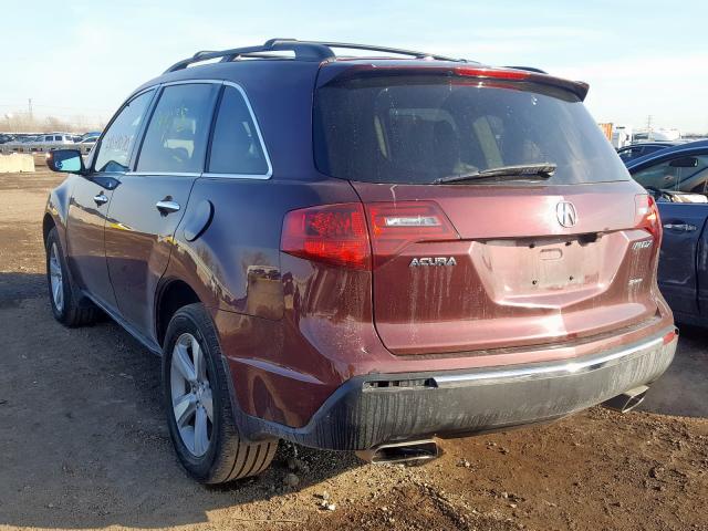 2HNYD2H32CH546455 - 2012 ACURA MDX TECHNOLOGY  photo 3