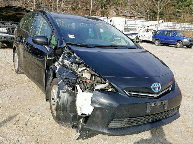 JTDZN3EU9C3070086 - 2012 TOYOTA PRIUS V BLACK photo 1