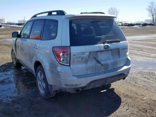 JF2SH6CC3AH728877 - 2010 SUBARU FORESTER 2 WHITE photo 3