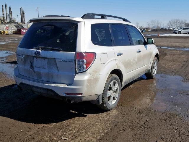 JF2SH6CC3AH728877 - 2010 SUBARU FORESTER 2 WHITE photo 4