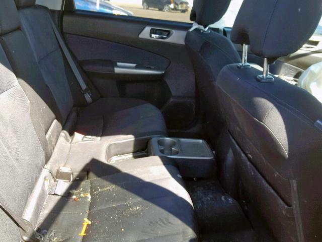 JF2SH6CC3AH728877 - 2010 SUBARU FORESTER 2 WHITE photo 6