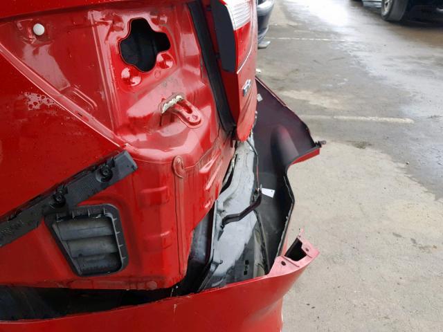 KNADM4A37F6438927 - 2015 KIA RIO LX RED photo 9