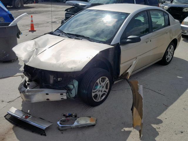 1G8AJ52F93Z135102 - 2003 SATURN ION LEVEL GOLD photo 2