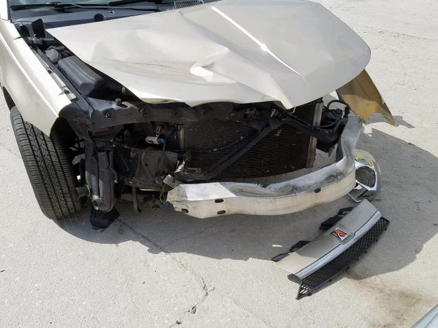 1G8AJ52F93Z135102 - 2003 SATURN ION LEVEL GOLD photo 9