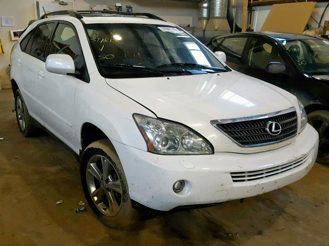 JTJHW31U460041483 - 2006 LEXUS RX 400H WHITE photo 1