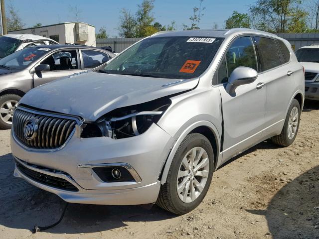 LRBFXBSA0HD089787 - 2017 BUICK ENVISION E SILVER photo 2