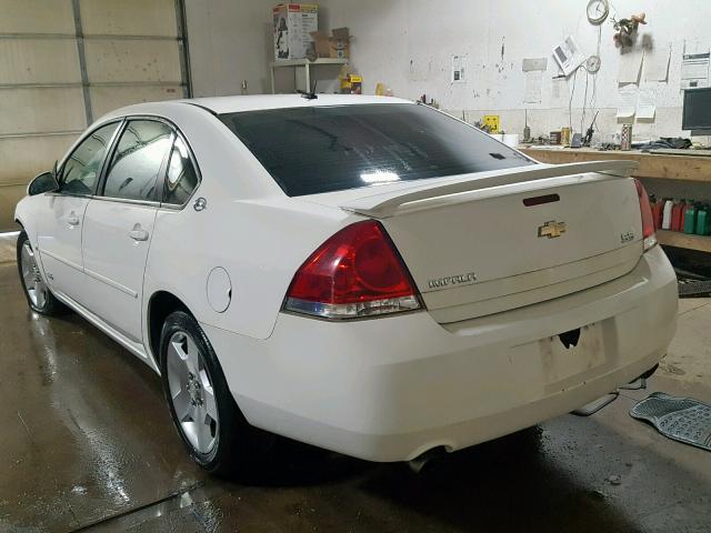 2G1WD58C589222067 - 2008 CHEVROLET IMPALA SUP 白色 照片 3