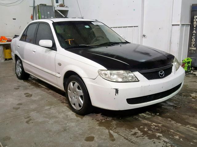 JM1BJ225720629610 - 2002 MAZDA PROTEGE DX WHITE photo 1