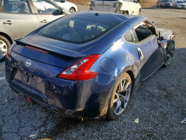 JN1AZ4EH9EM636354 - 2014 NISSAN 370Z BASE BLUE photo 4