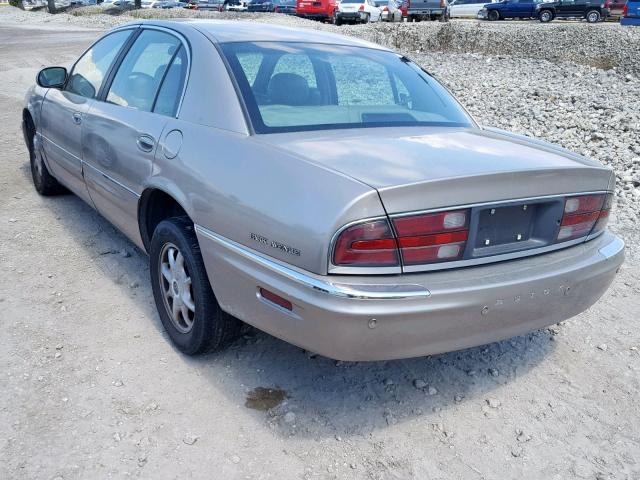 1G4CW54K014140205 - 2001 BUICK PARK AVENU BEIGE photo 3