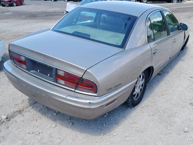 1G4CW54K014140205 - 2001 BUICK PARK AVENU BEIGE photo 4