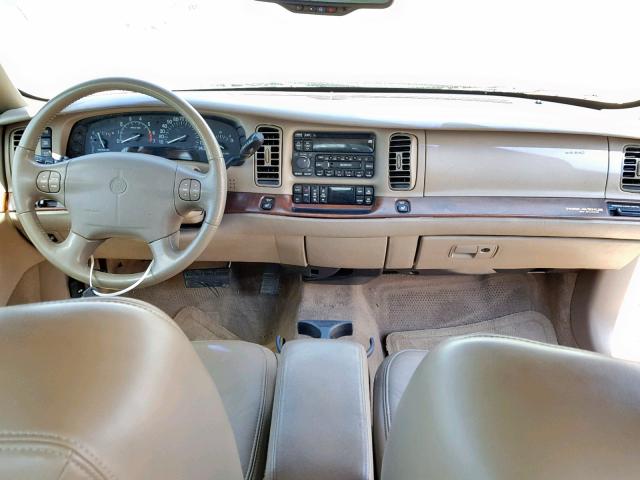 1G4CW54K014140205 - 2001 BUICK PARK AVENU BEIGE photo 9