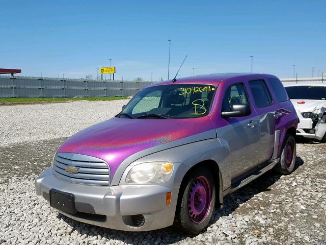3GNDA13D47S615650 - 2007 CHEVROLET HHR LS Púrpura foto 2